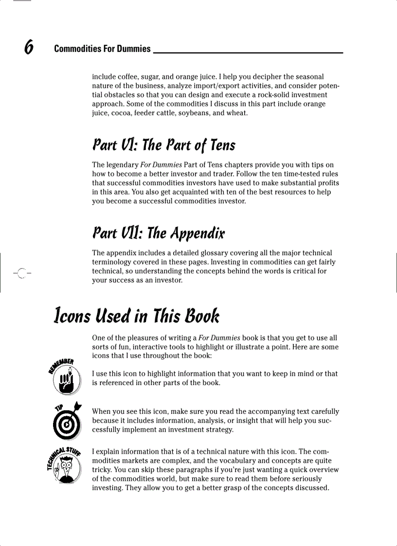 image for page Commodities for Dummies