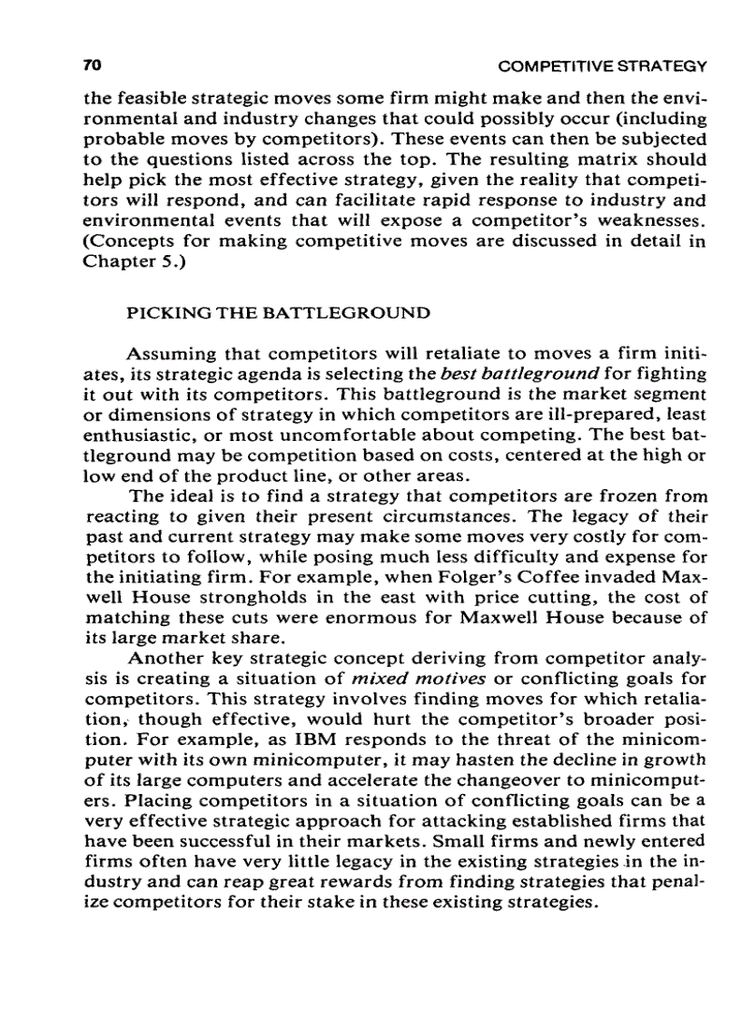 image for page Competitive Strategy Techniques for Analyzing Industries and Competitors