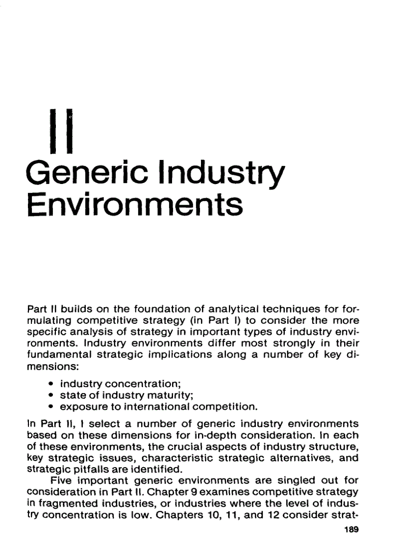 image for page Competitive Strategy Techniques for Analyzing Industries and Competitors