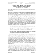 Công Chức Trong Chuyên Ngành