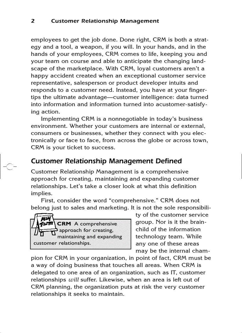 image for page Customer Relationship Management