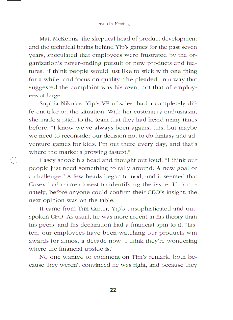 image for page Death by Meeting A Leadership Fable About Solving the Most Painful Problem in Business