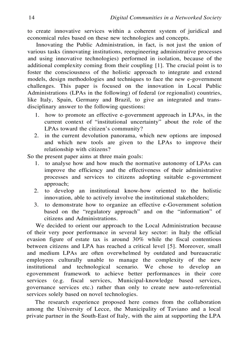 image for page Digital Communities in a Networked Society e Commerce e Business and e Government