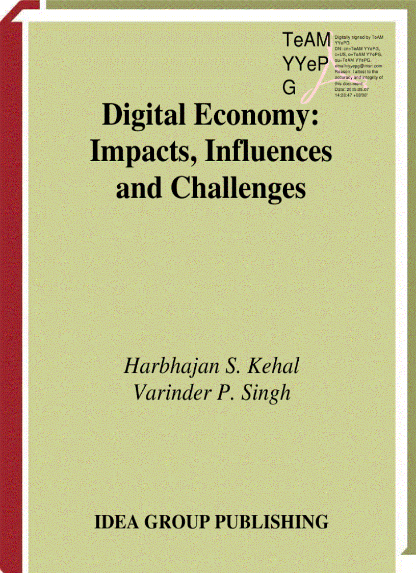 Digital Economy Impacts Influences and Challenges