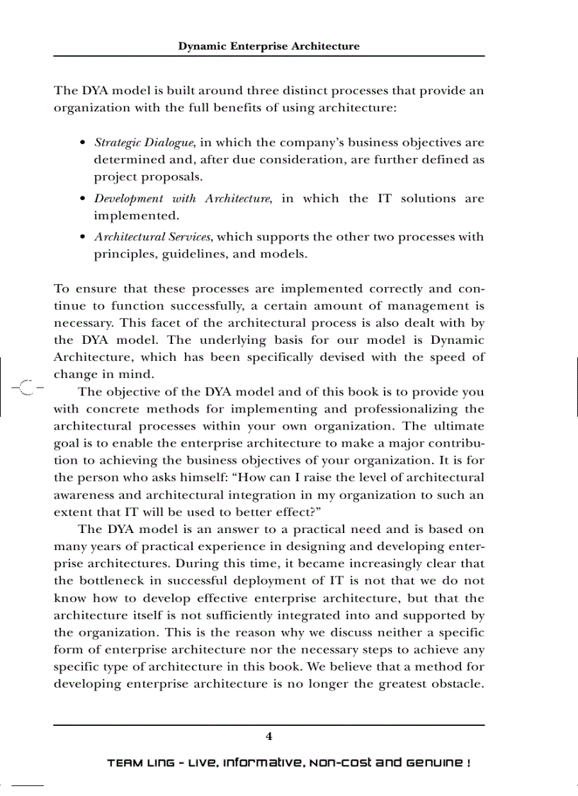 image for page Dynamic Enterprise Architecture How to Make It Work
