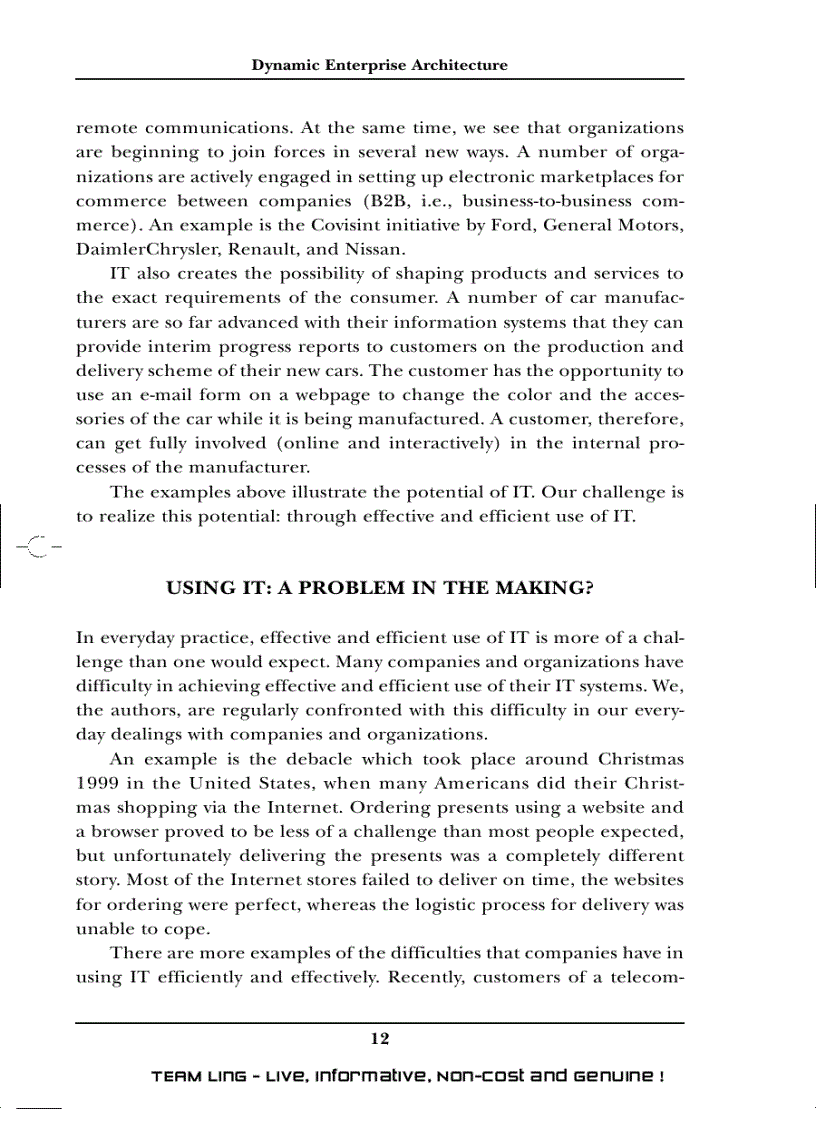 image for page Dynamic Enterprise Architecture How to Make It Work