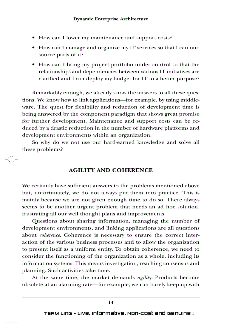 image for page Dynamic Enterprise Architecture How to Make It Work