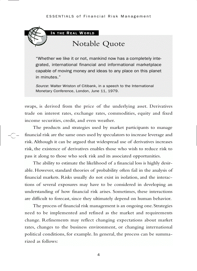 image for page Essentials of Financial Risk Management