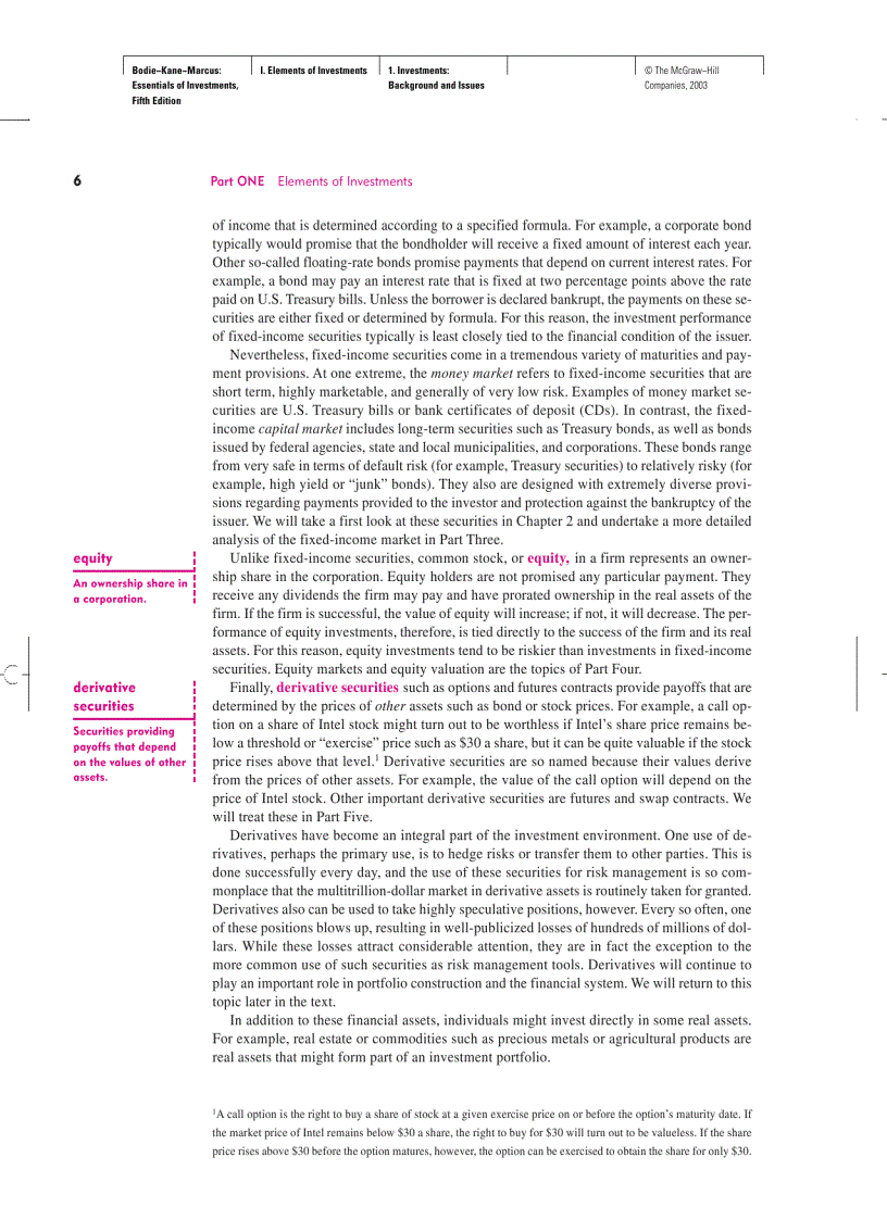 image for page Essentials of Investments with S P bind in card
