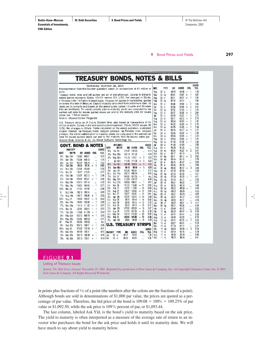 image for page Essentials of Investments with S P bind in card