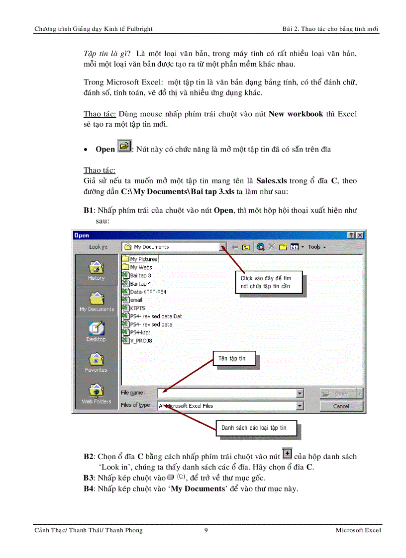 image for page Excell Trong Phân Tích Kinh Tế Phần I