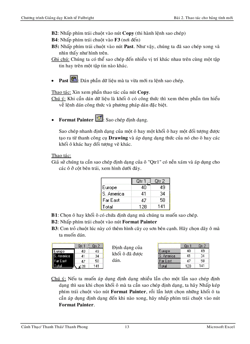 image for page Excell Trong Phân Tích Kinh Tế Phần I