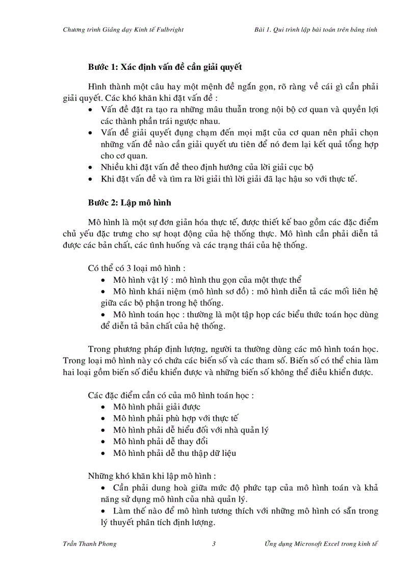 image for page Excell Trong Phân Tích Kinh Tế Phần II