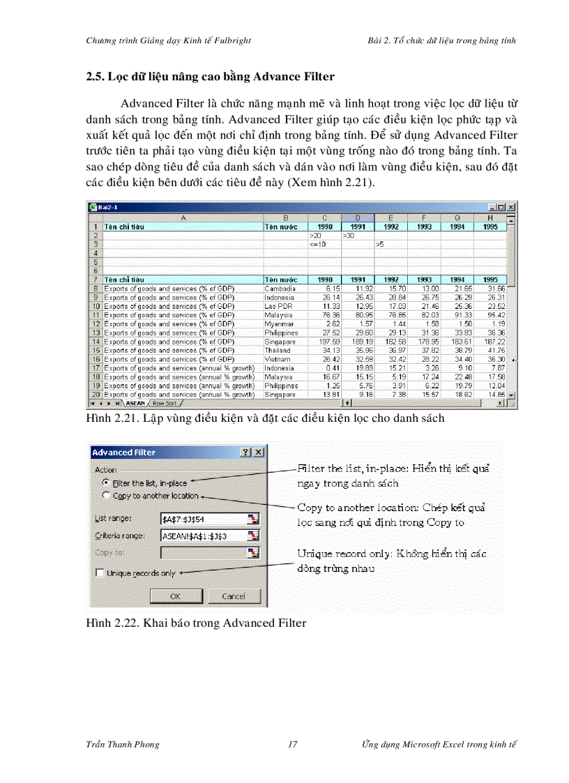image for page Excell Trong Phân Tích Kinh Tế Phần II