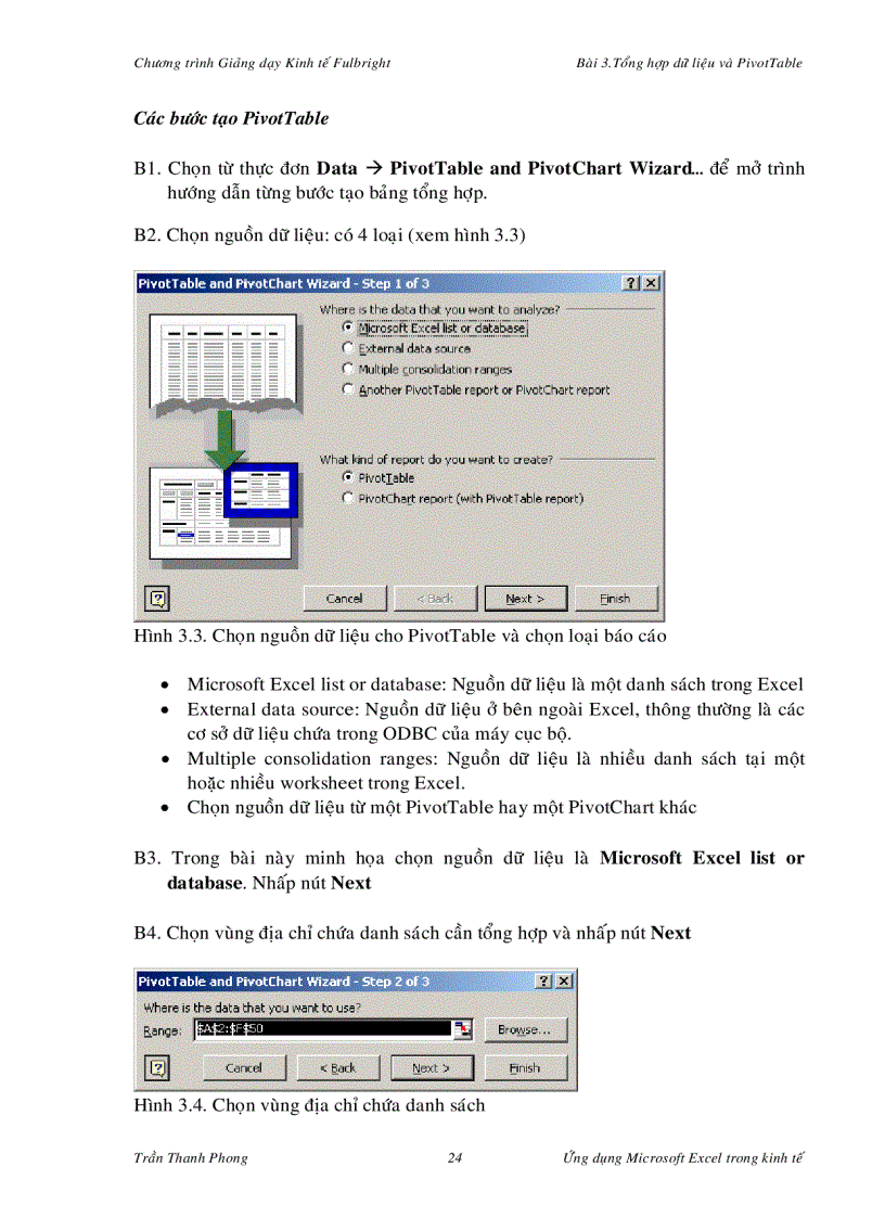 image for page Excell Trong Phân Tích Kinh Tế Phần II