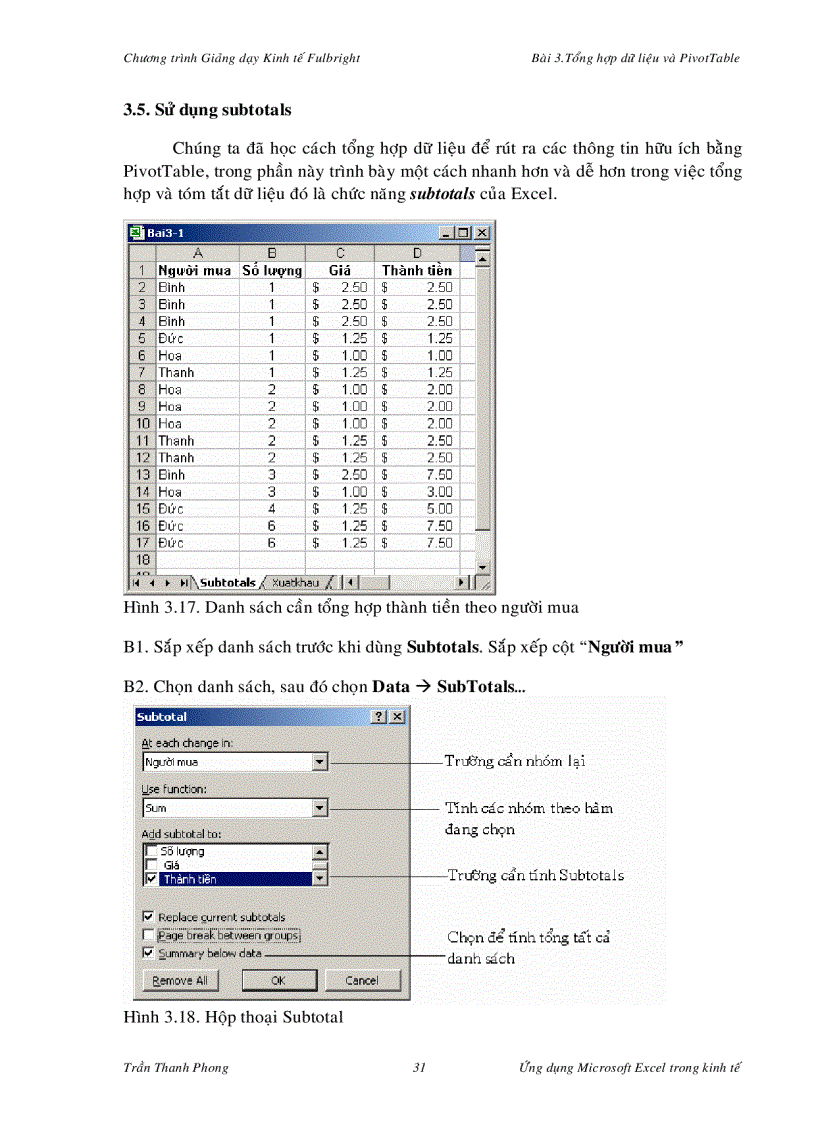 image for page Excell Trong Phân Tích Kinh Tế Phần II