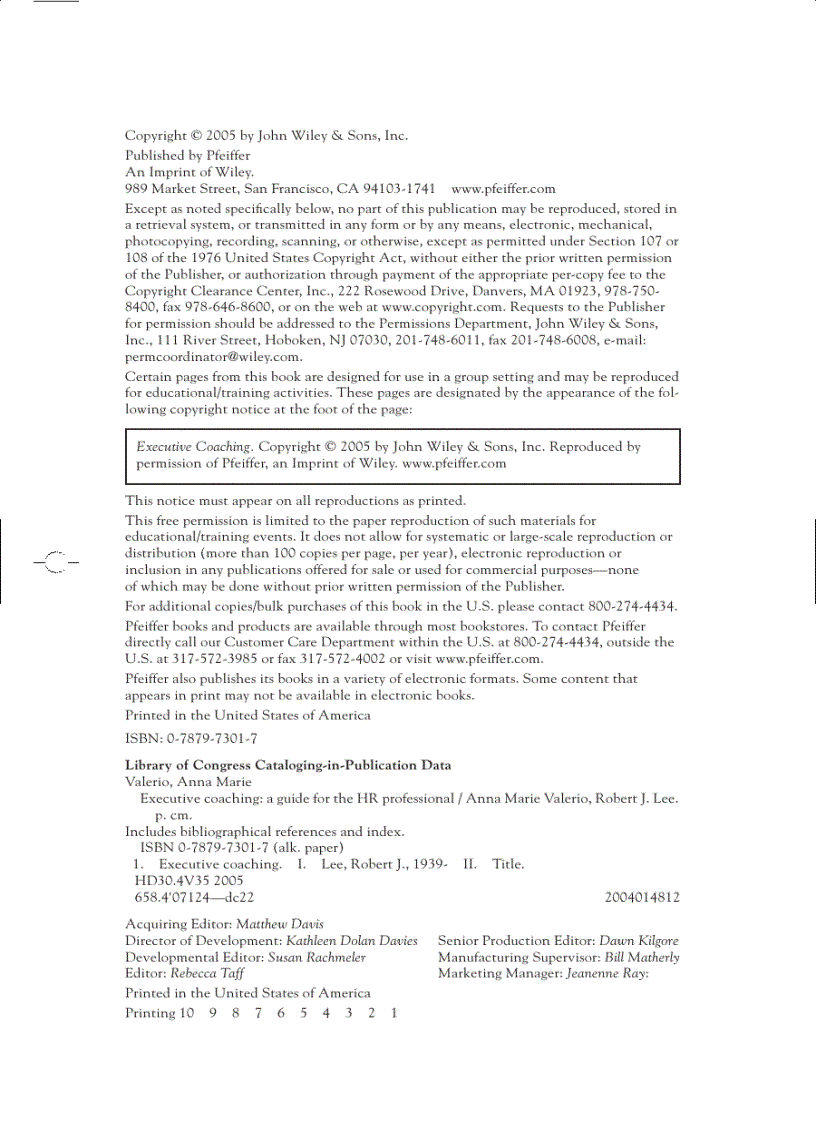 image for page Executive Coaching A Guide for the HR Professional