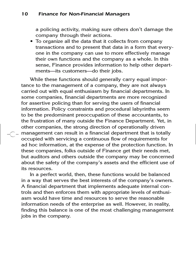 image for page Finance for Non Financial Managers