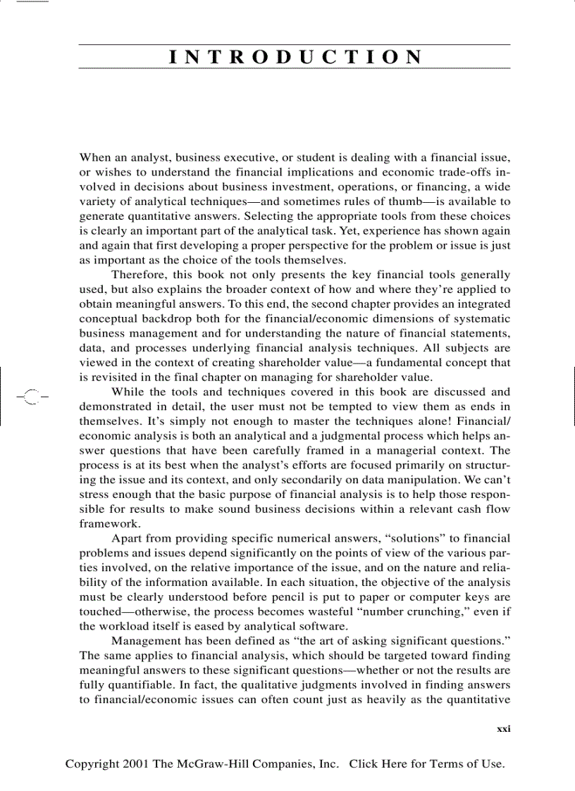 image for page Financial Analysis Tools and Techniques A Guide for Managers