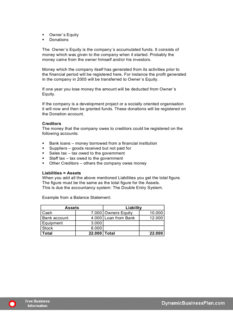 image for page Financial Statement