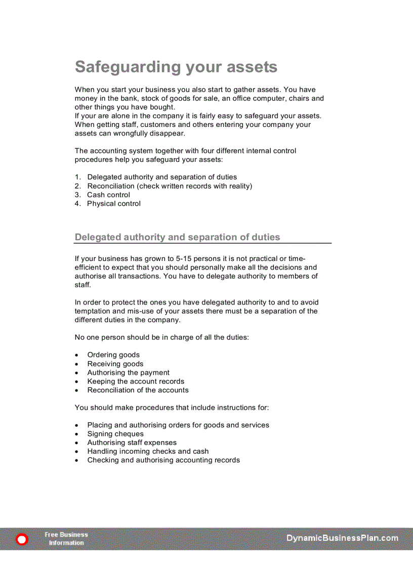 image for page Financial Statement