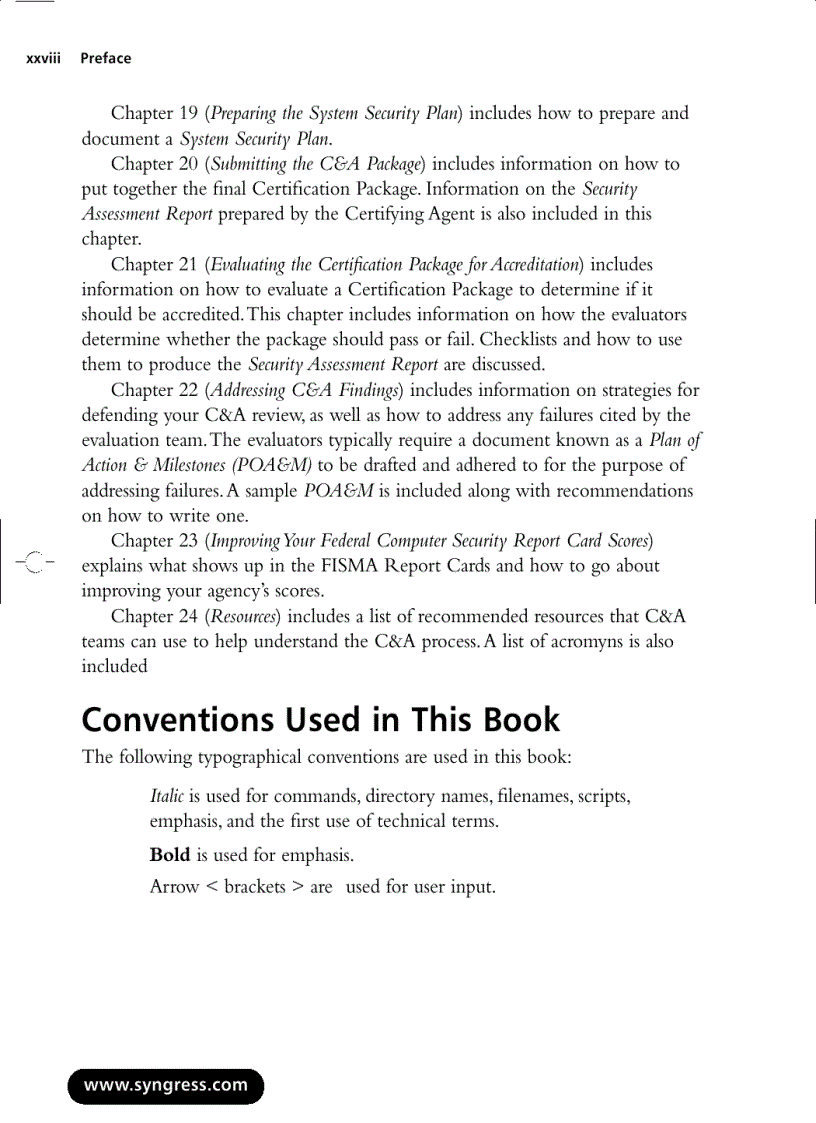 image for page FISMA Certification Accreditation Handbook