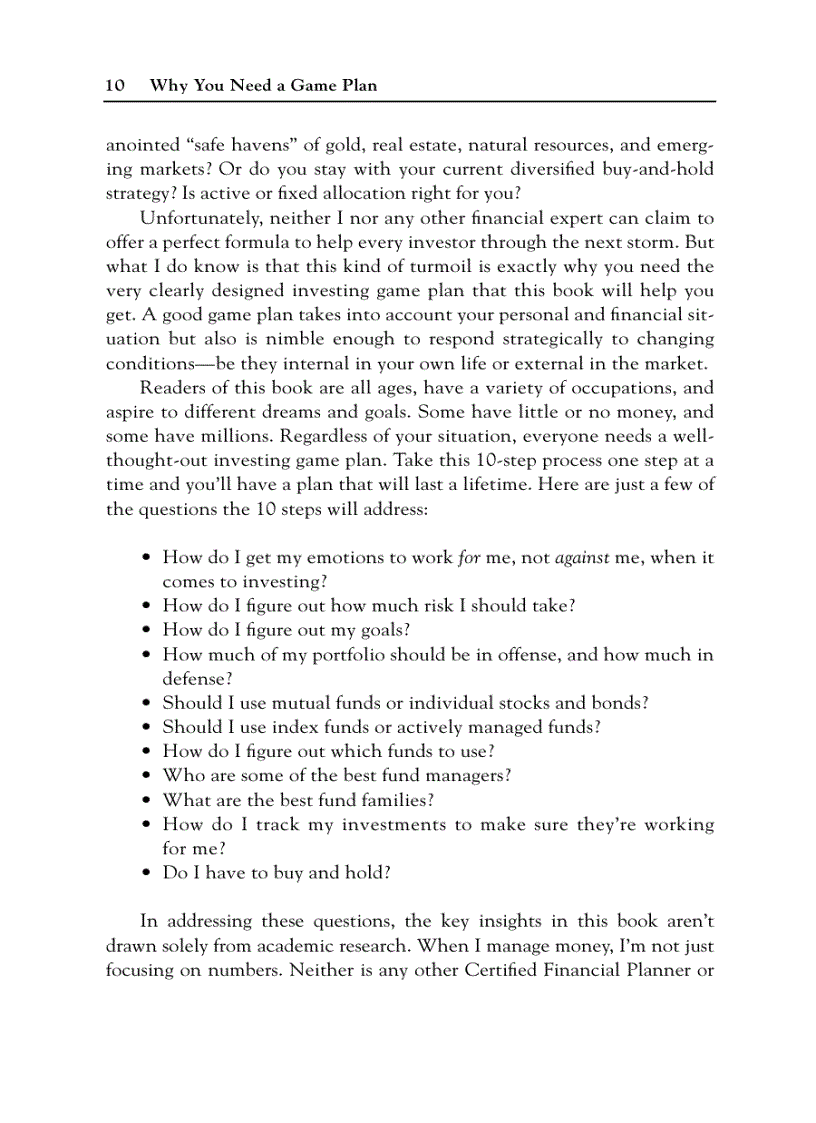 image for page Getting an Investing Game Plan Creating It Working It Winning It