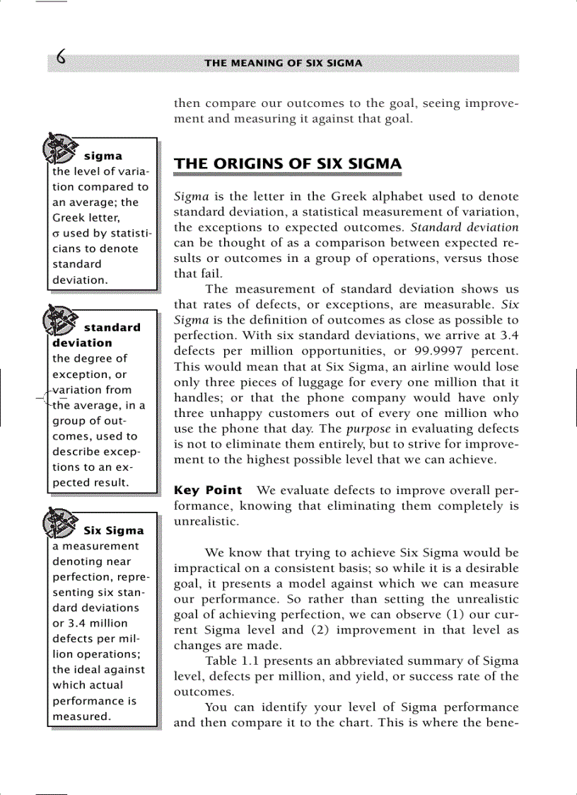 image for page Getting Started in Six Sigma