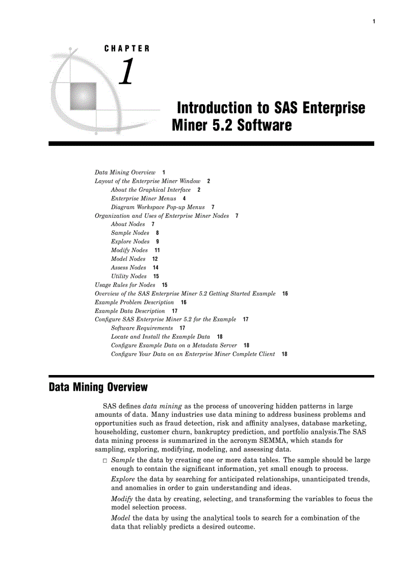 Getting Started With SAS Enterprise Miner 5 2