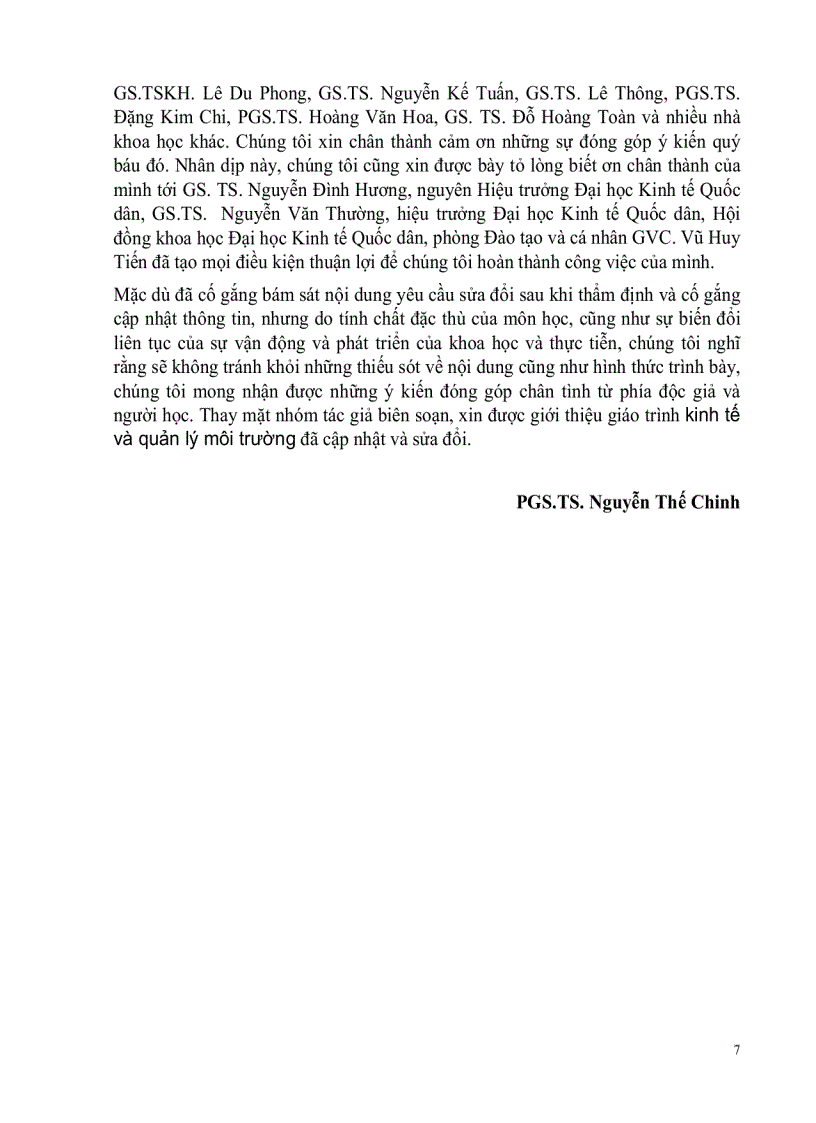 image for page Giáo trình kinh tế và quản lý môi trường