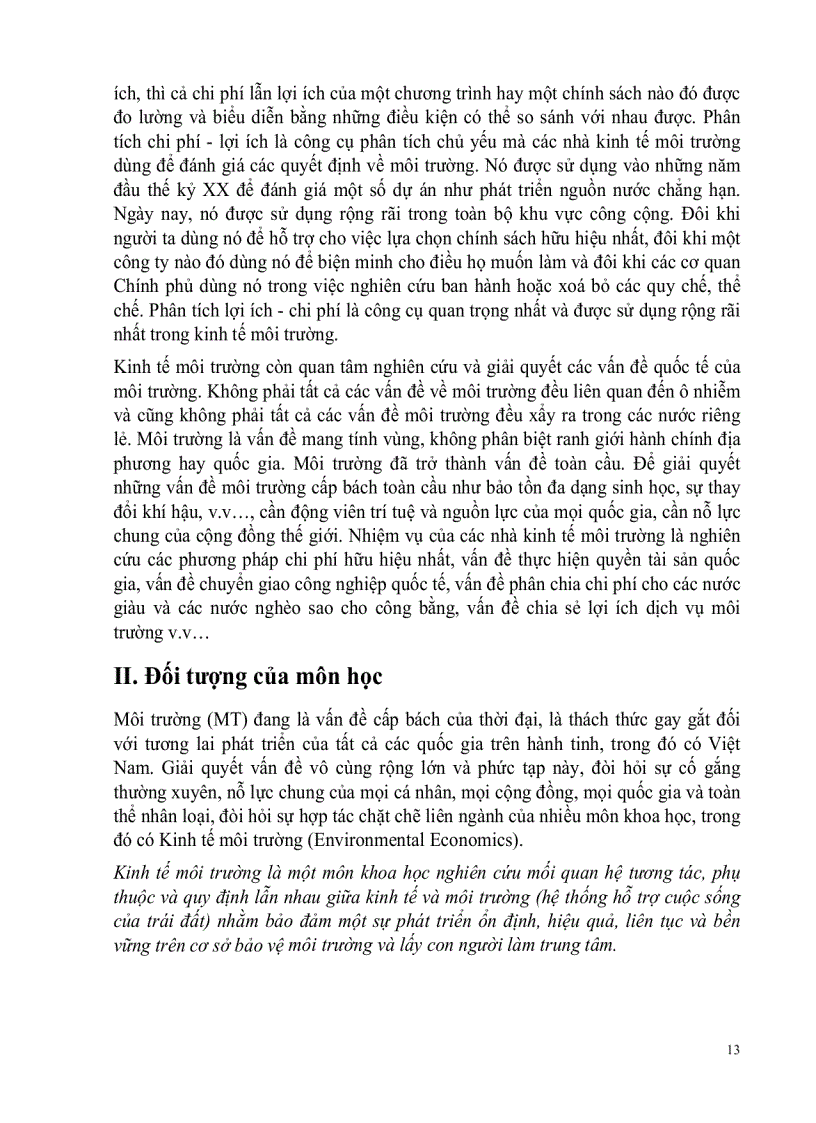 image for page Giáo trình kinh tế và quản lý môi trường
