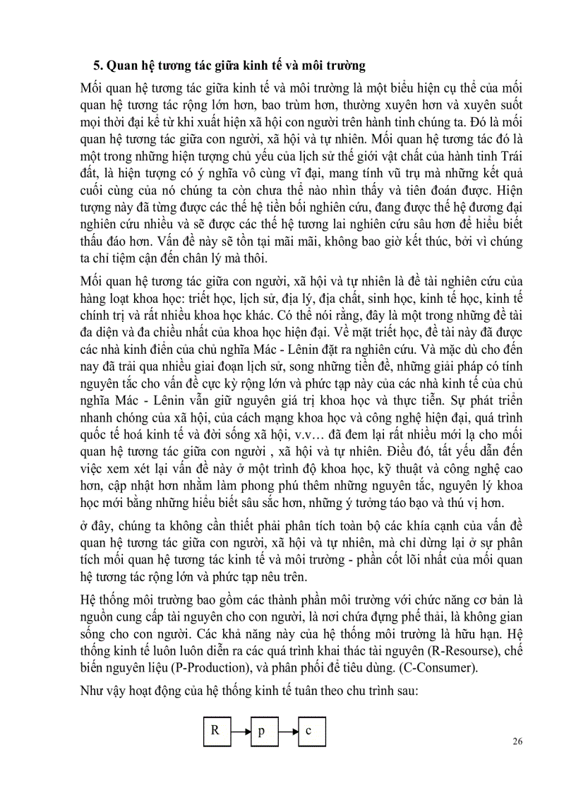 image for page Giáo trình kinh tế và quản lý môi trường