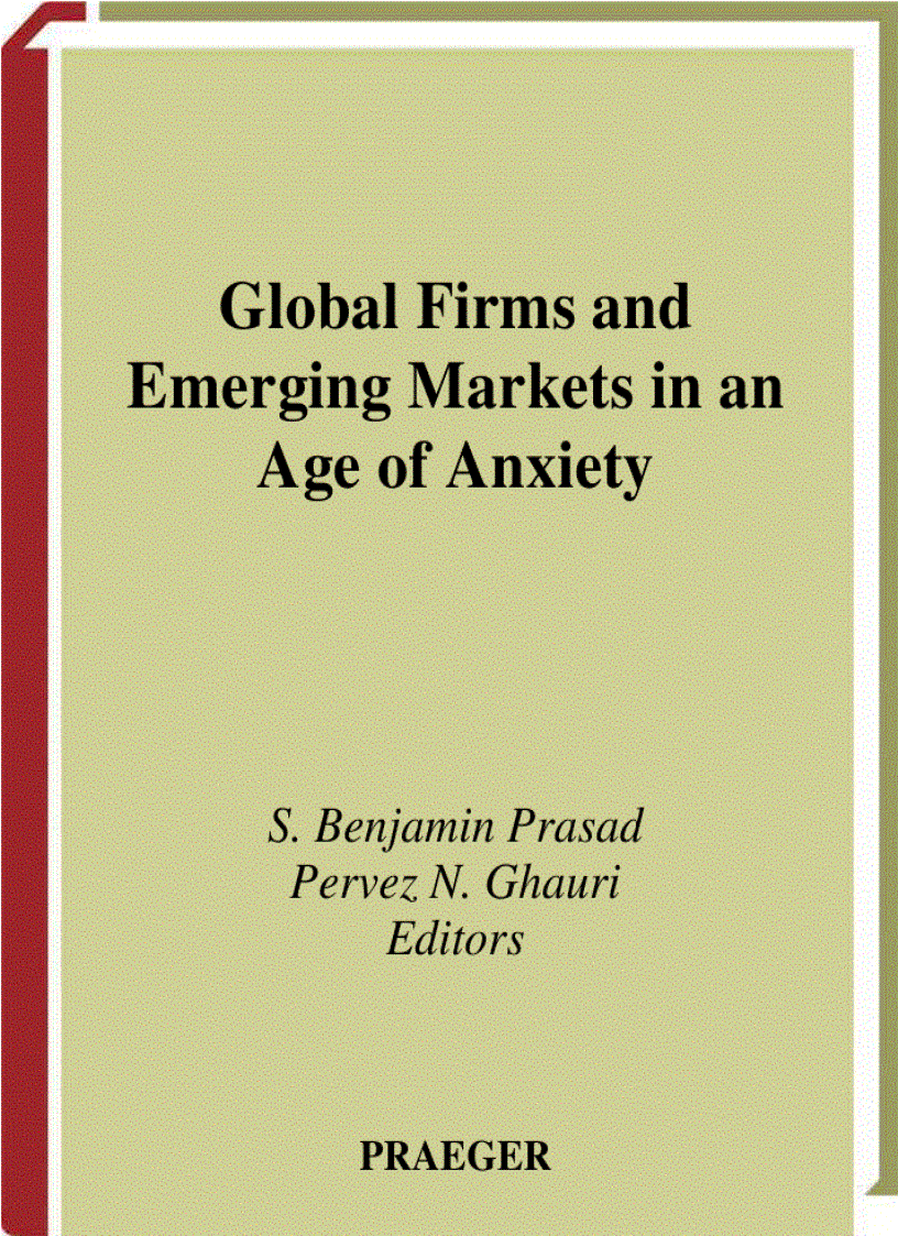 Global Firms and Emerging Markets in an Age of Anxiety