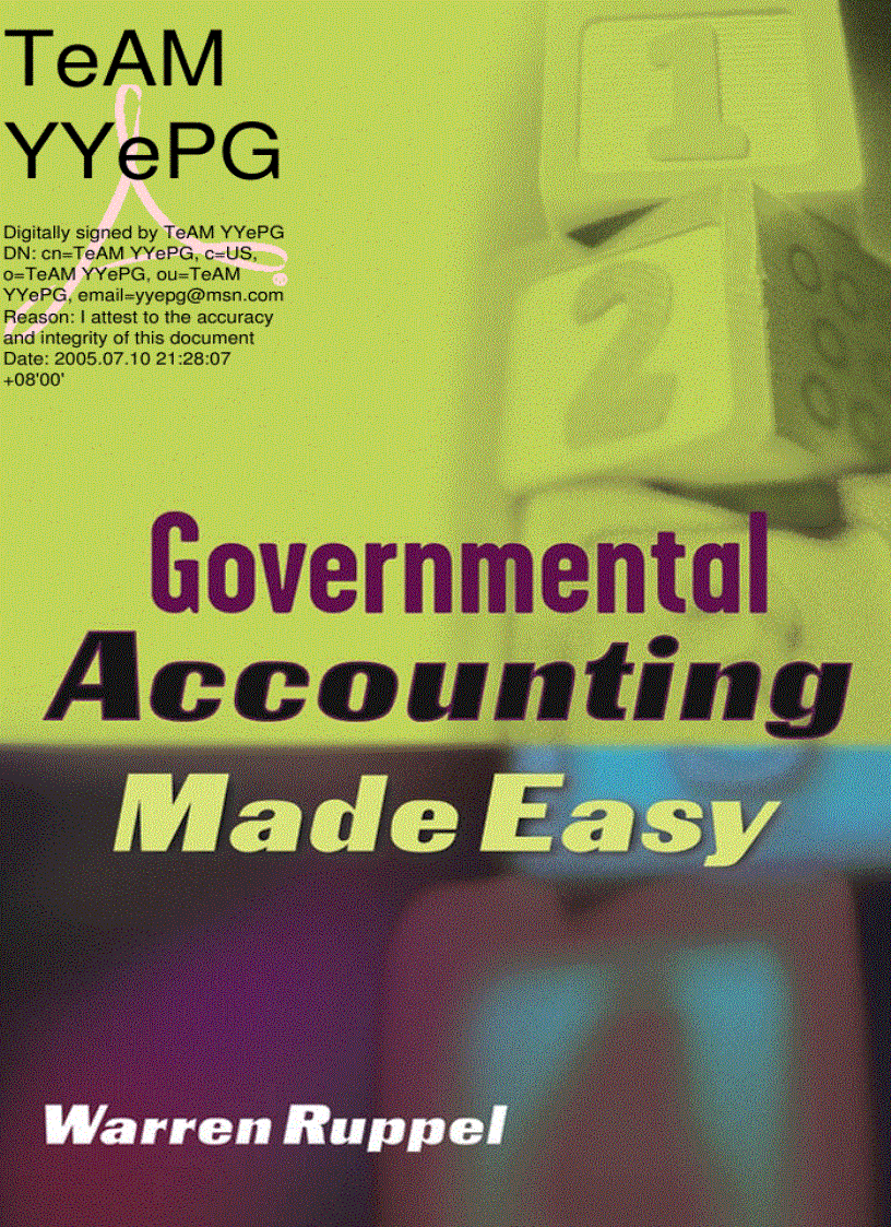 Governmental Accounting Made Easy