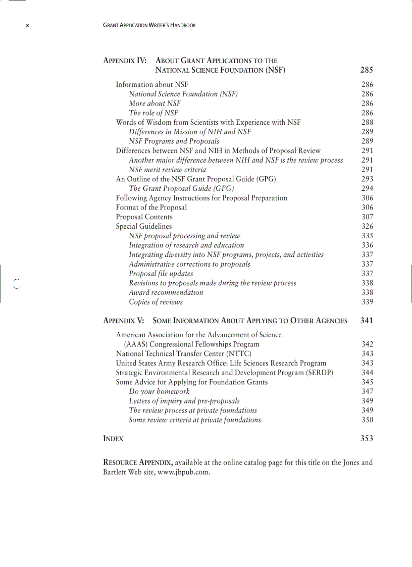 image for page Grant Application Writers Handbook Fourth Edition