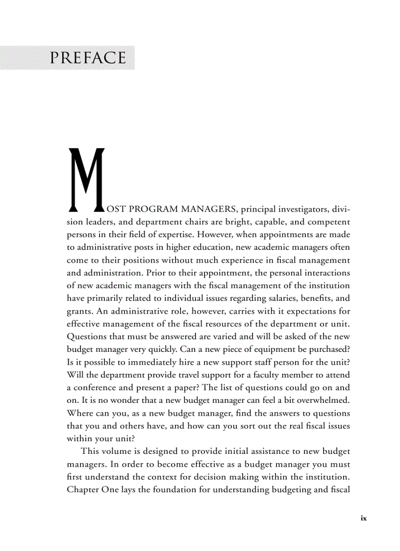 image for page Guide To Budgets And Financial Management