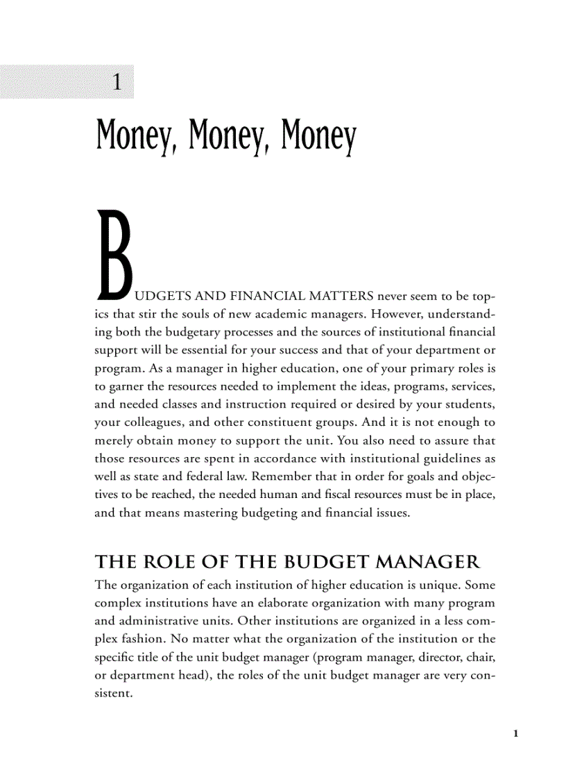 image for page Guide To Budgets And Financial Management