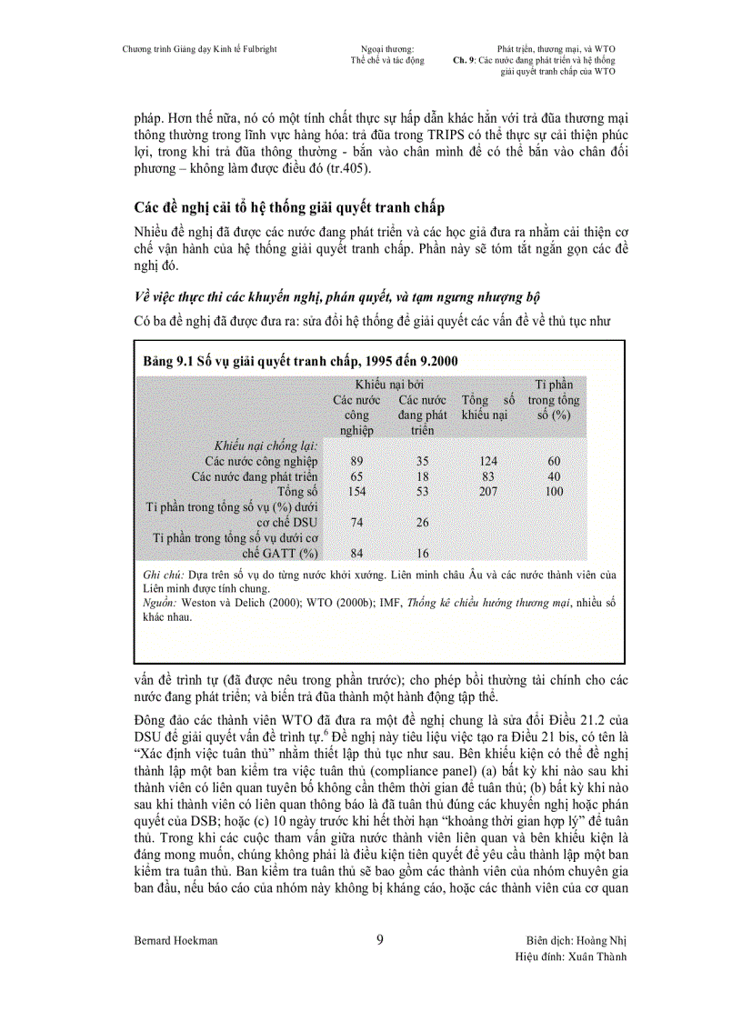 image for page Hệ Thống Tranh Chấp WTO