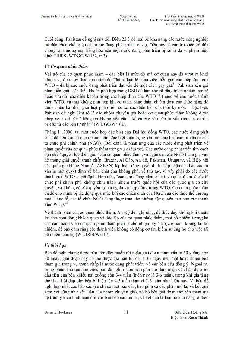 image for page Hệ Thống Tranh Chấp WTO