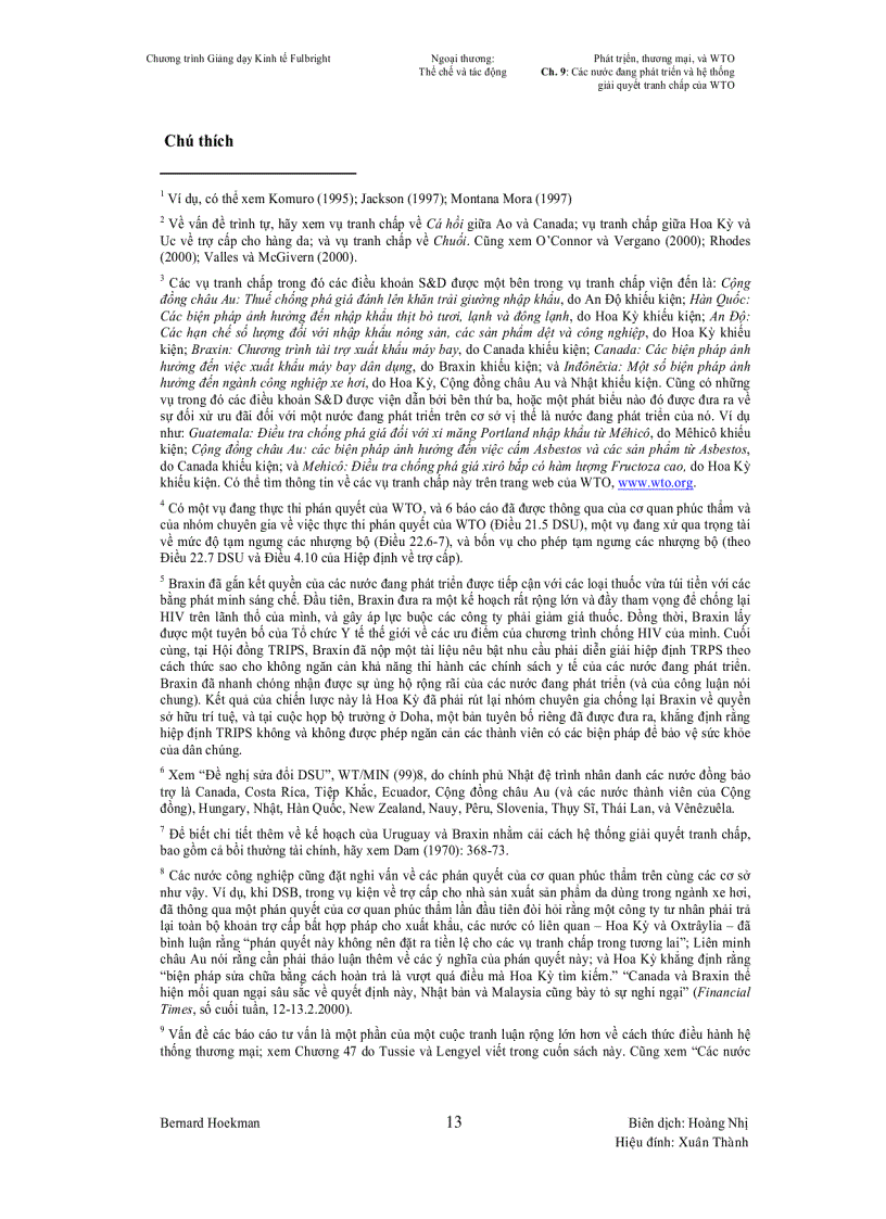 image for page Hệ Thống Tranh Chấp WTO