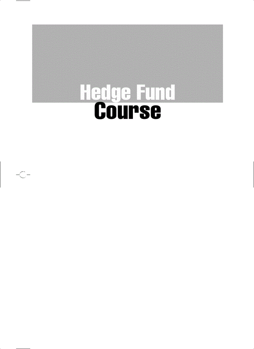 image for page Hedge Fund Course