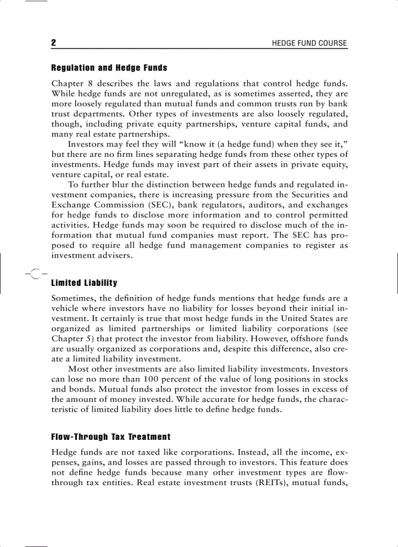 image for page Hedge Fund Course