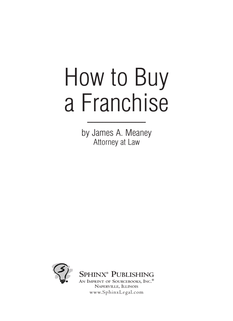 How To Buy A Franchise