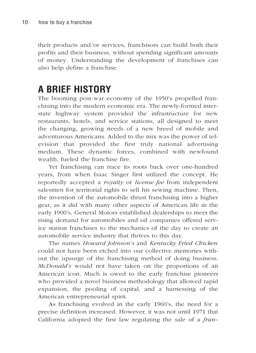 image for page How To Buy A Franchise