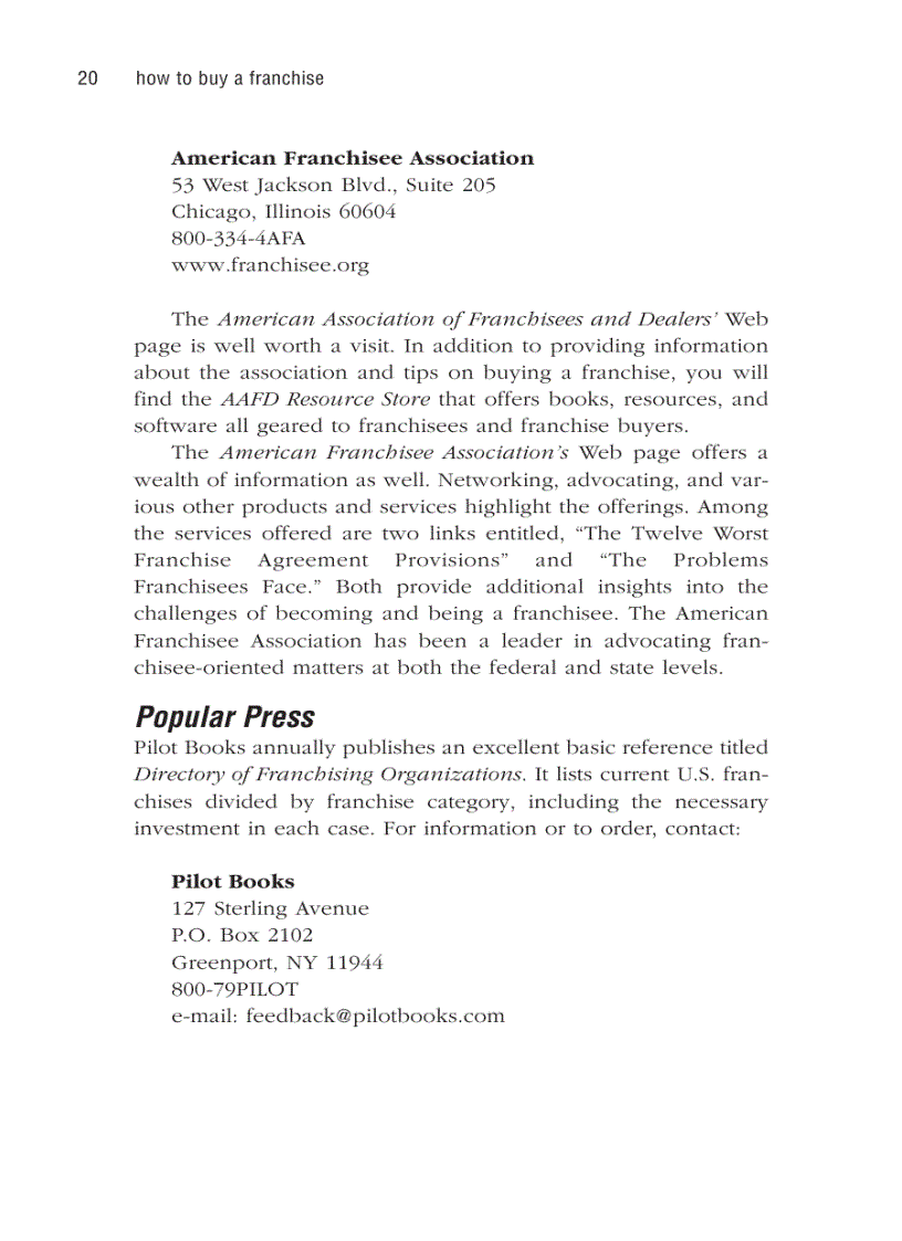 image for page How To Buy A Franchise