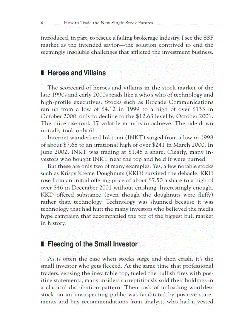 image for page How To Trade the New Single Stock Futures