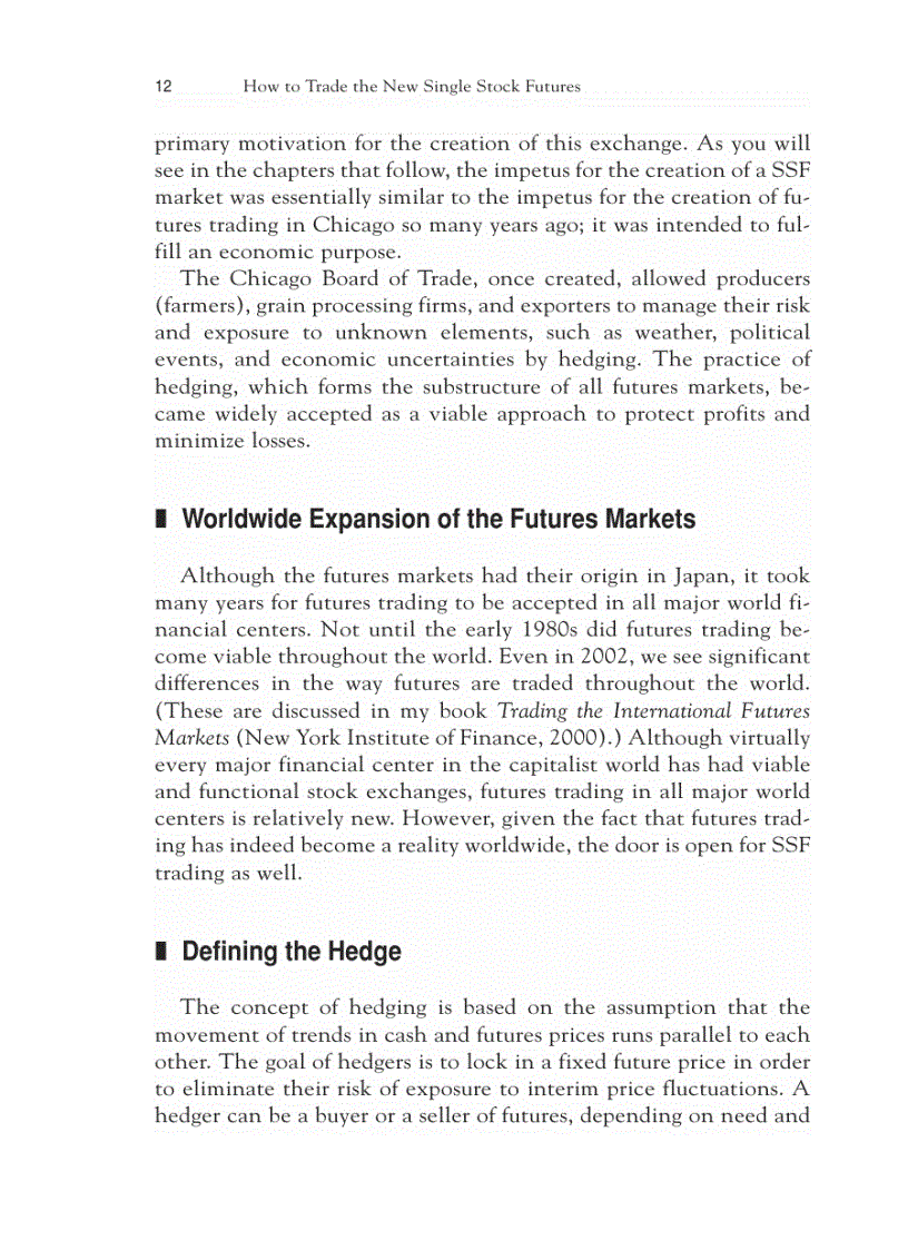 image for page How To Trade the New Single Stock Futures