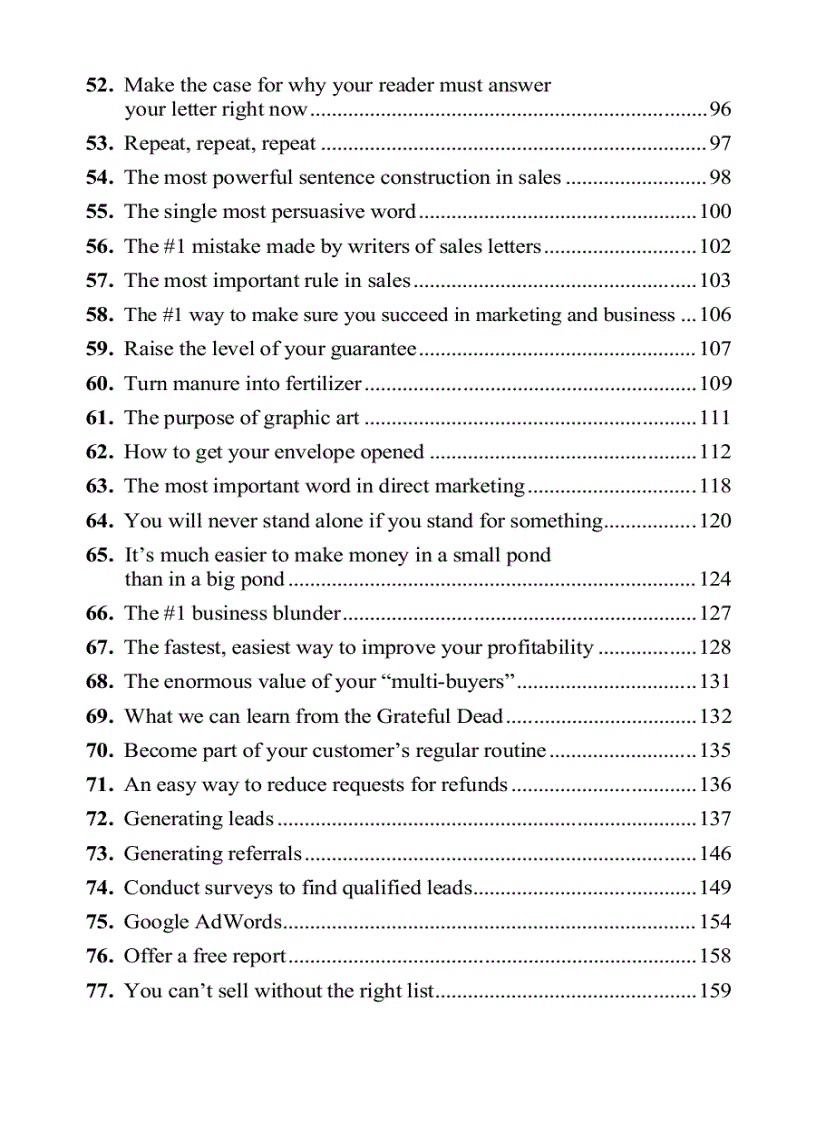 image for page How to Write Blockbuster Sales Letters