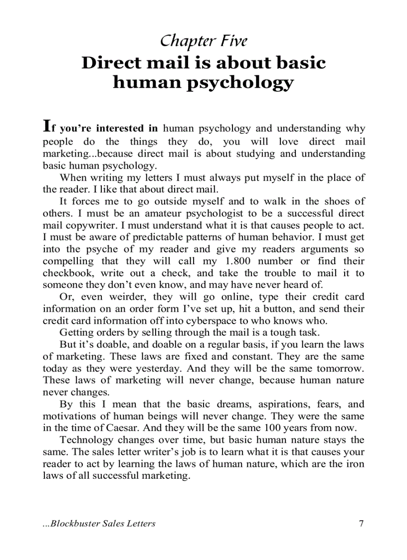 image for page How to Write Blockbuster Sales Letters