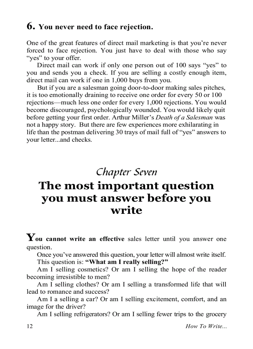 image for page How to Write Blockbuster Sales Letters